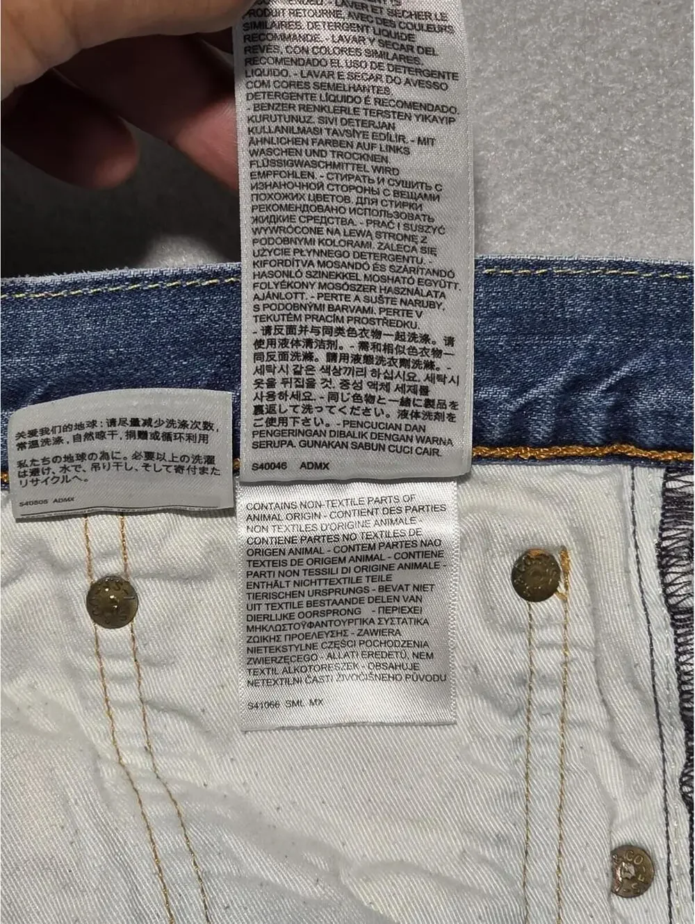 Levi's 508 Tapered Jeans W33 L34 Mens Blue Light Wash Denim 100% Cotton